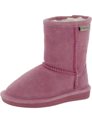Evangeline Toddler Girls Suede Cozy Shearling Boots