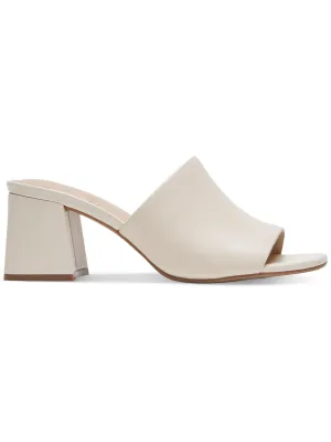 Farrah Womens Leather Open Toe Slide