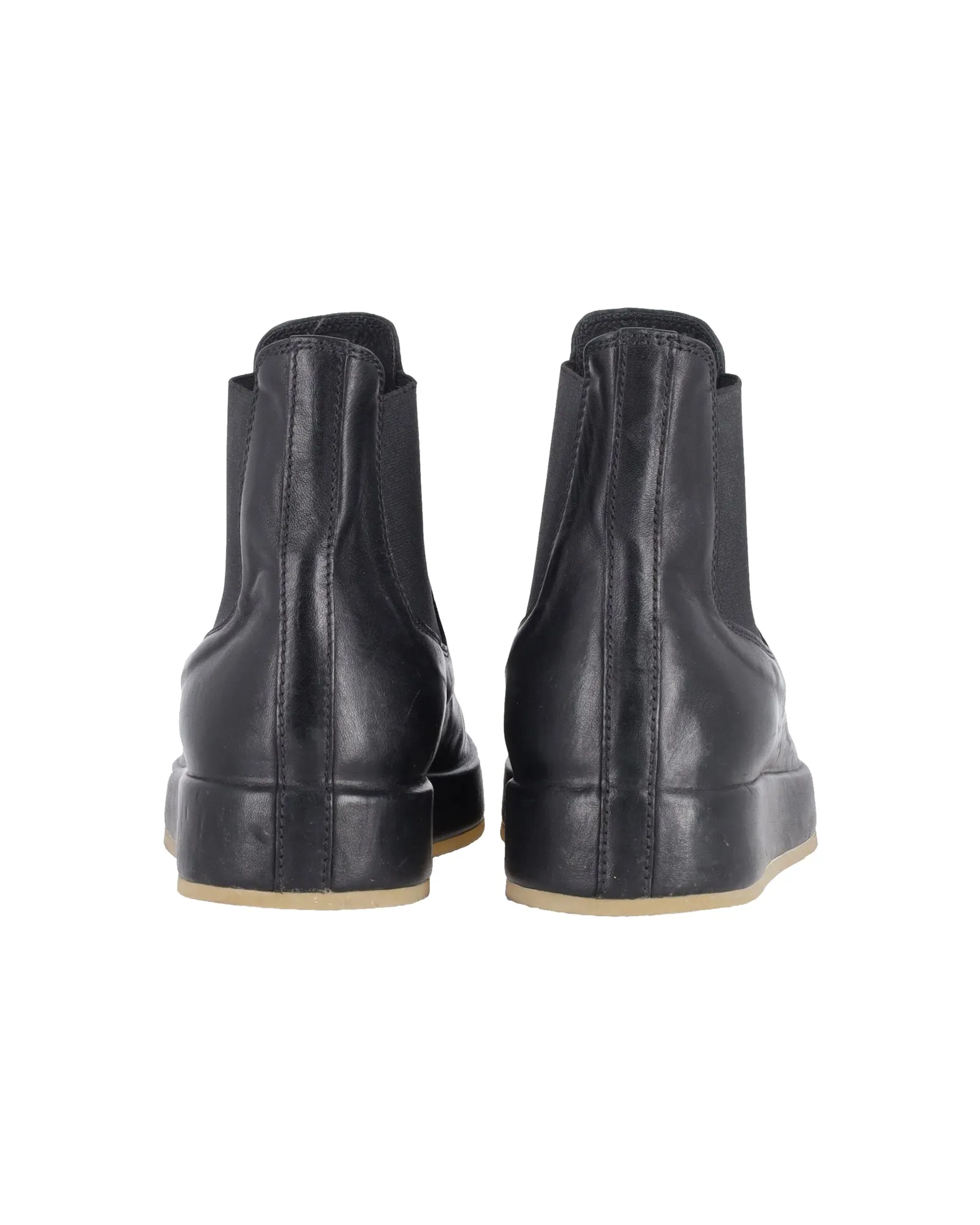 Fear Of God Chelsea Wrapped Boots in Black Leather