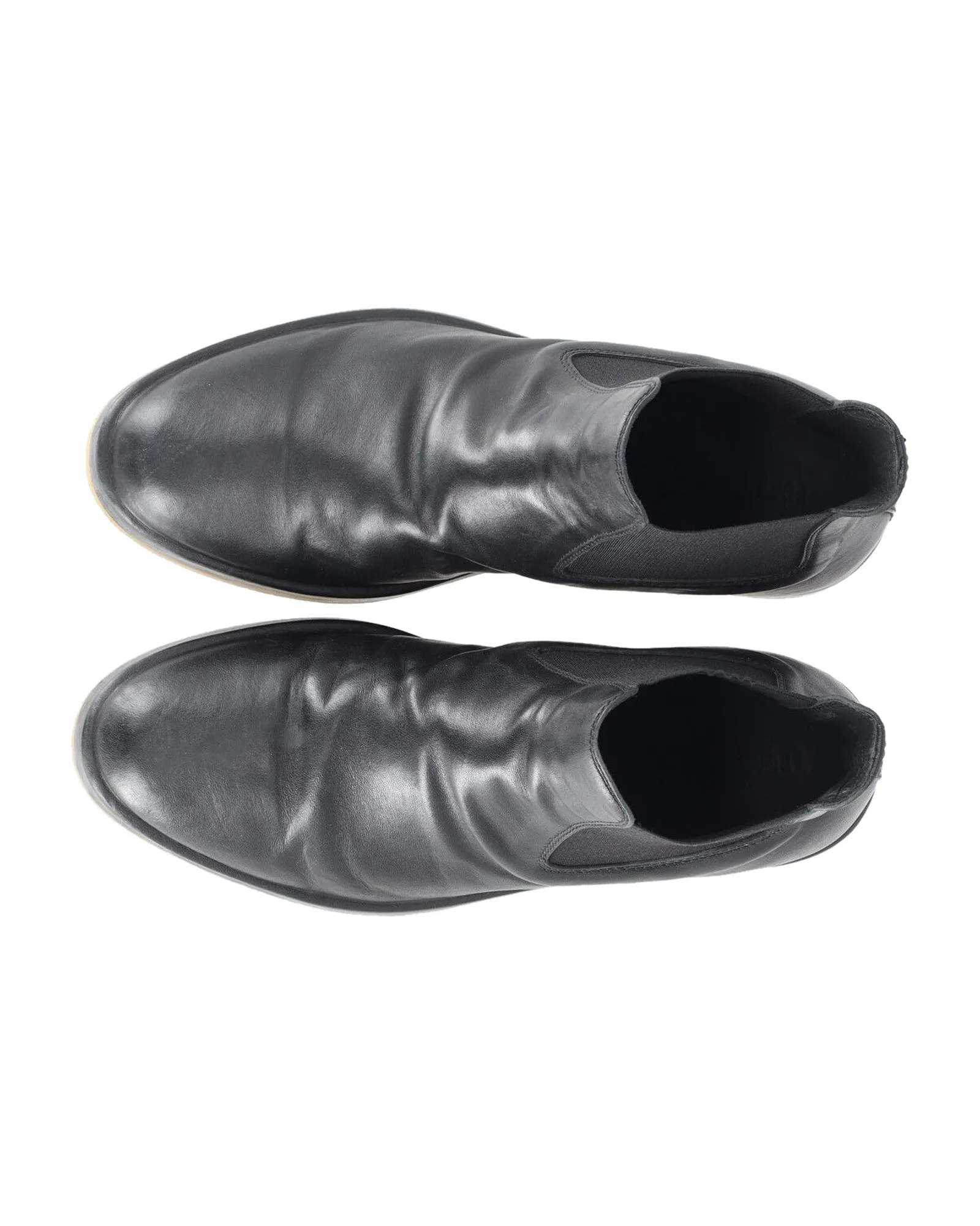 Fear Of God Chelsea Wrapped Boots in Black Leather