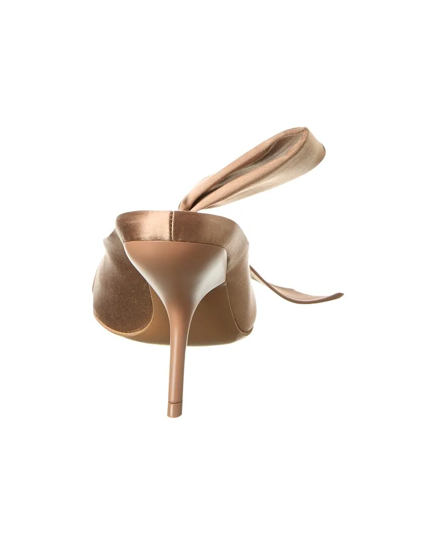 Ferragamo Asymmetric Bow Satin Pump