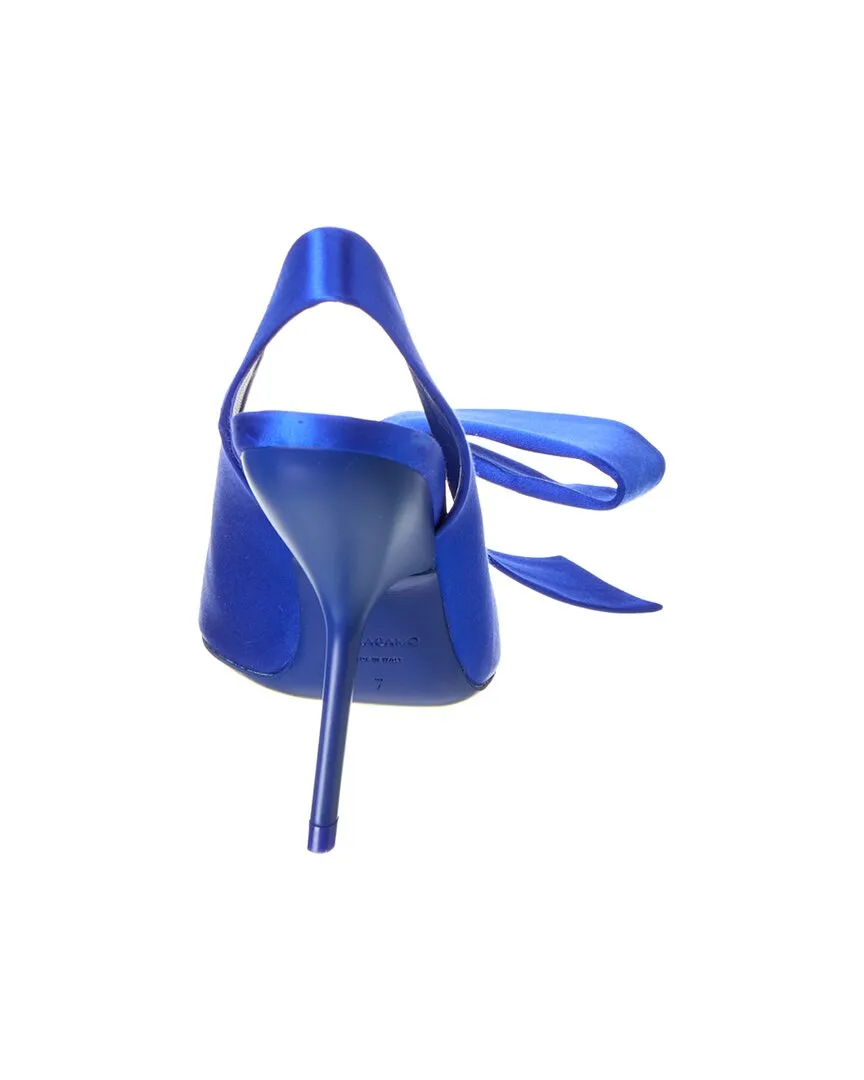 Ferragamo Erica Satin Slingback Pump