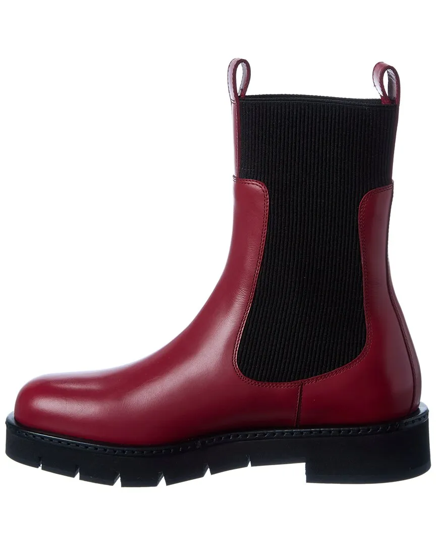 Ferragamo Rook Leather Bootie