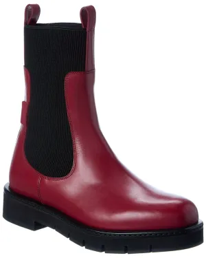 Ferragamo Rook Leather Bootie