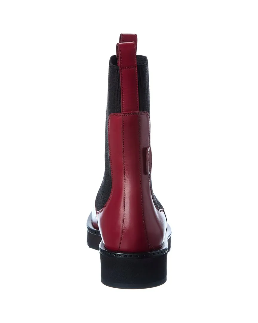 Ferragamo Rook Leather Bootie