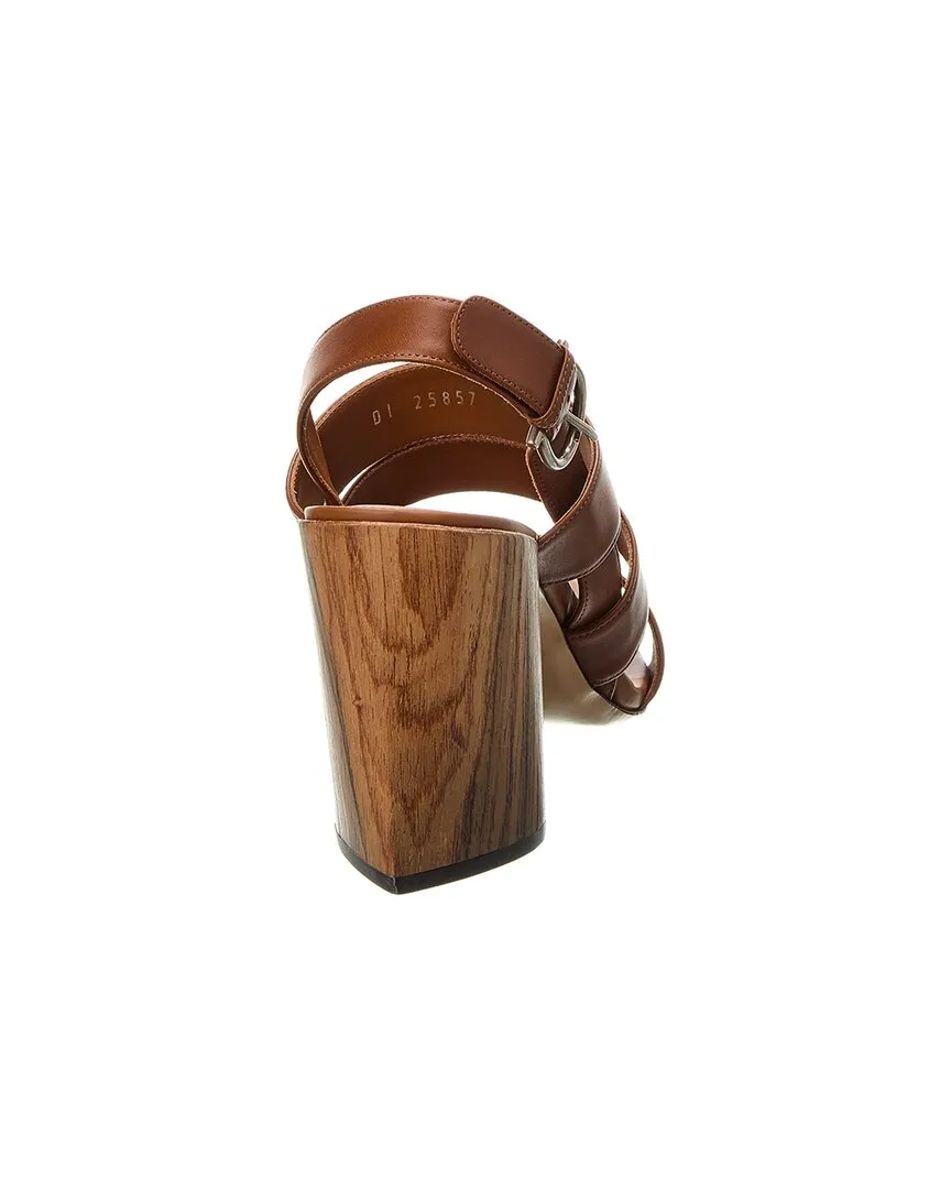 Ferragamo Trezze Leather Sandal