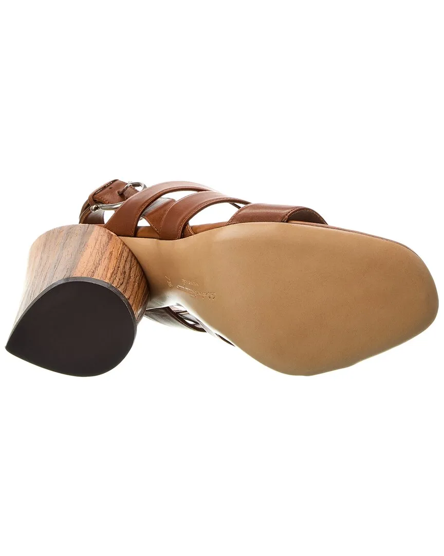 Ferragamo Trezze Leather Sandal