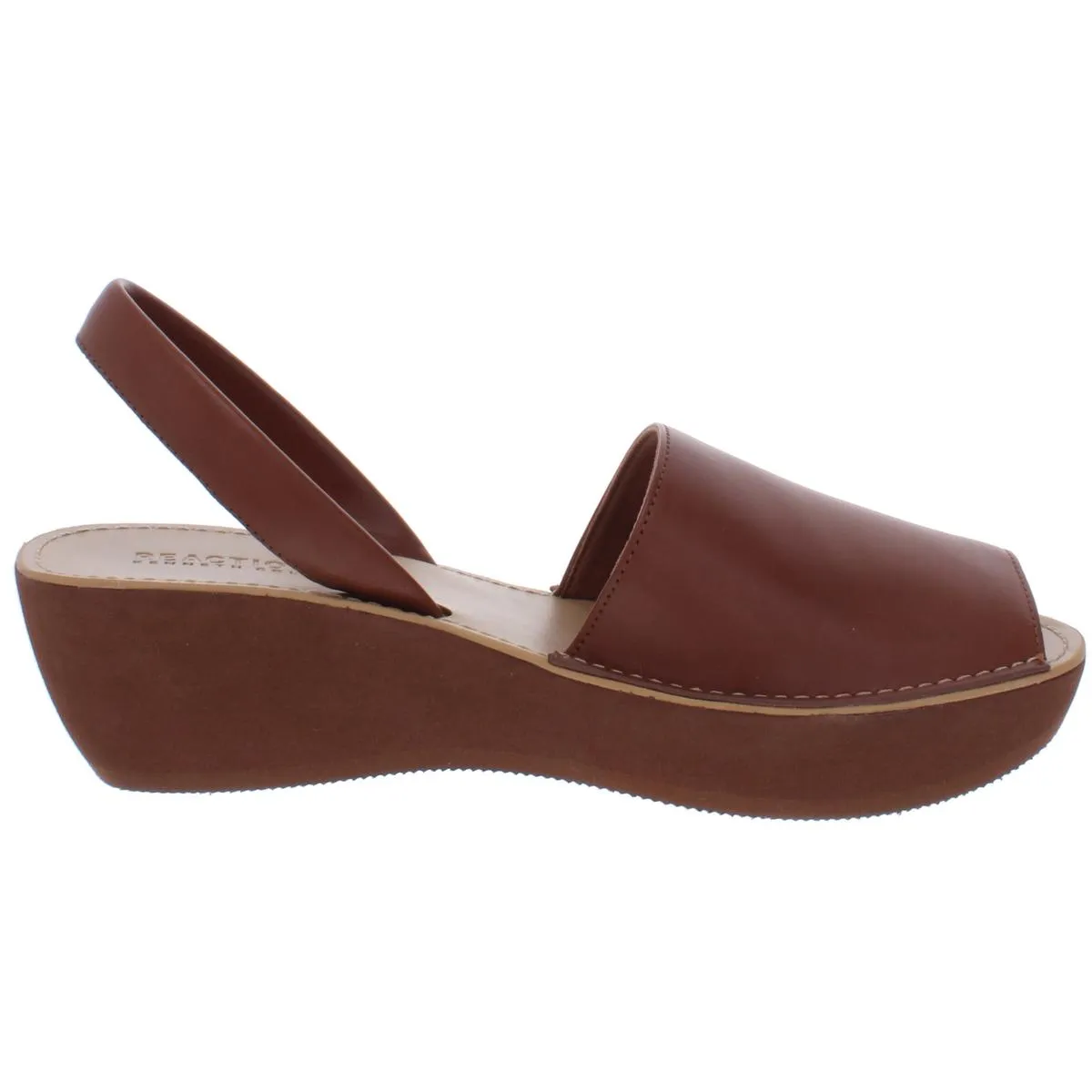Fine Glass Womens Slip On Slingback Wedge Sandals