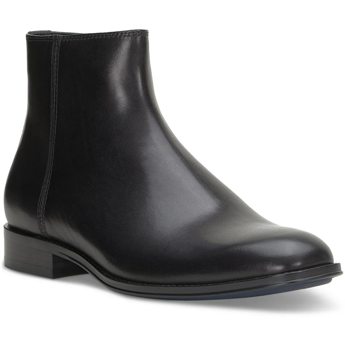 Firat Mens Zipper Leather Chelsea Boots