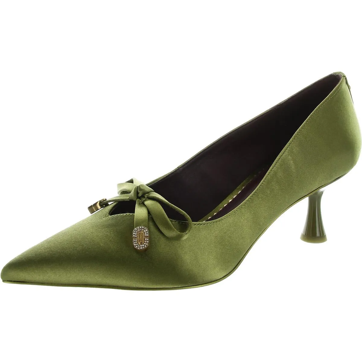 Fleur Womens Suede Pointed Toe Pumps