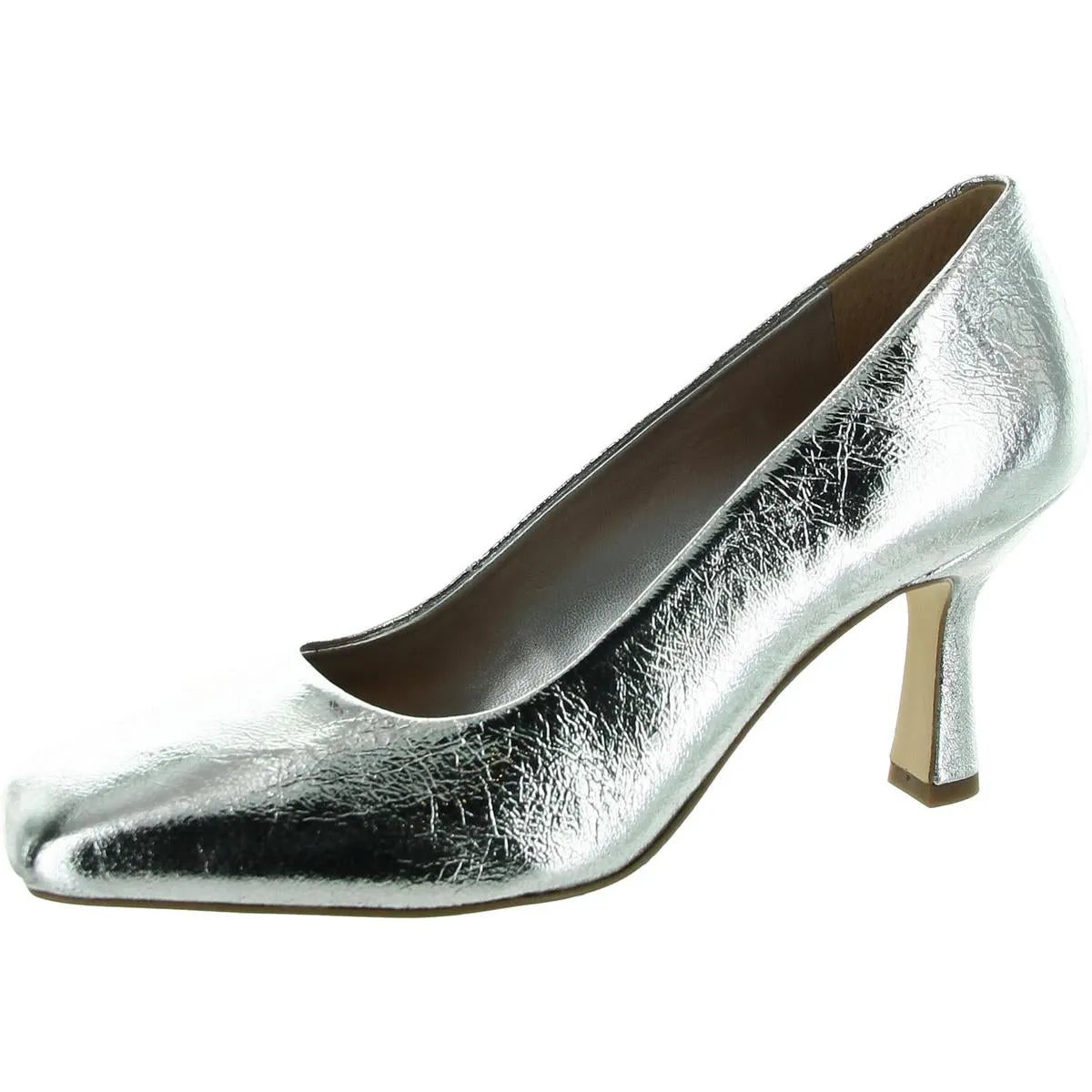 Flxaela  Womens Slip On Square Toe Pumps