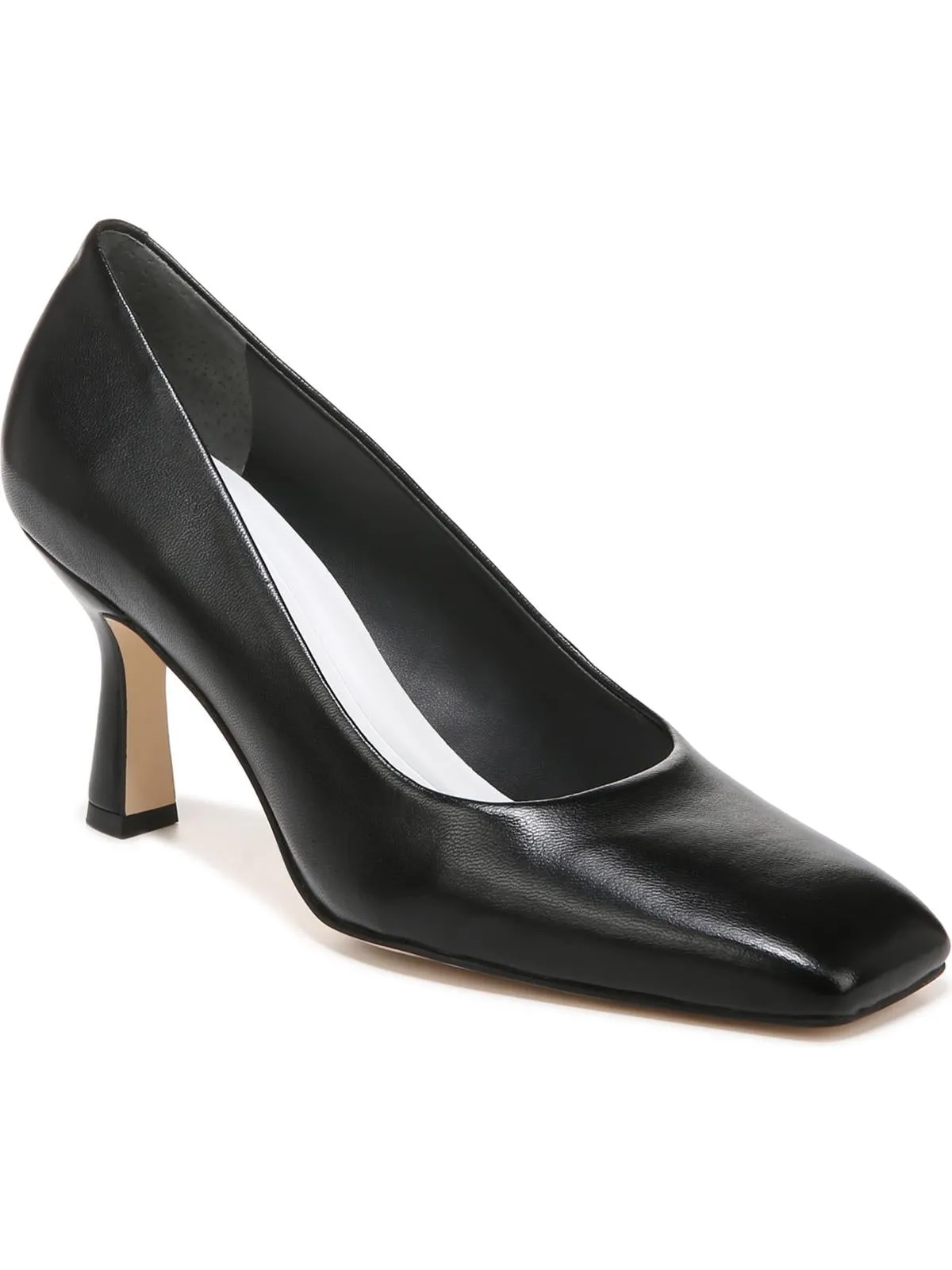 Flxaela  Womens Slip On Square Toe Pumps