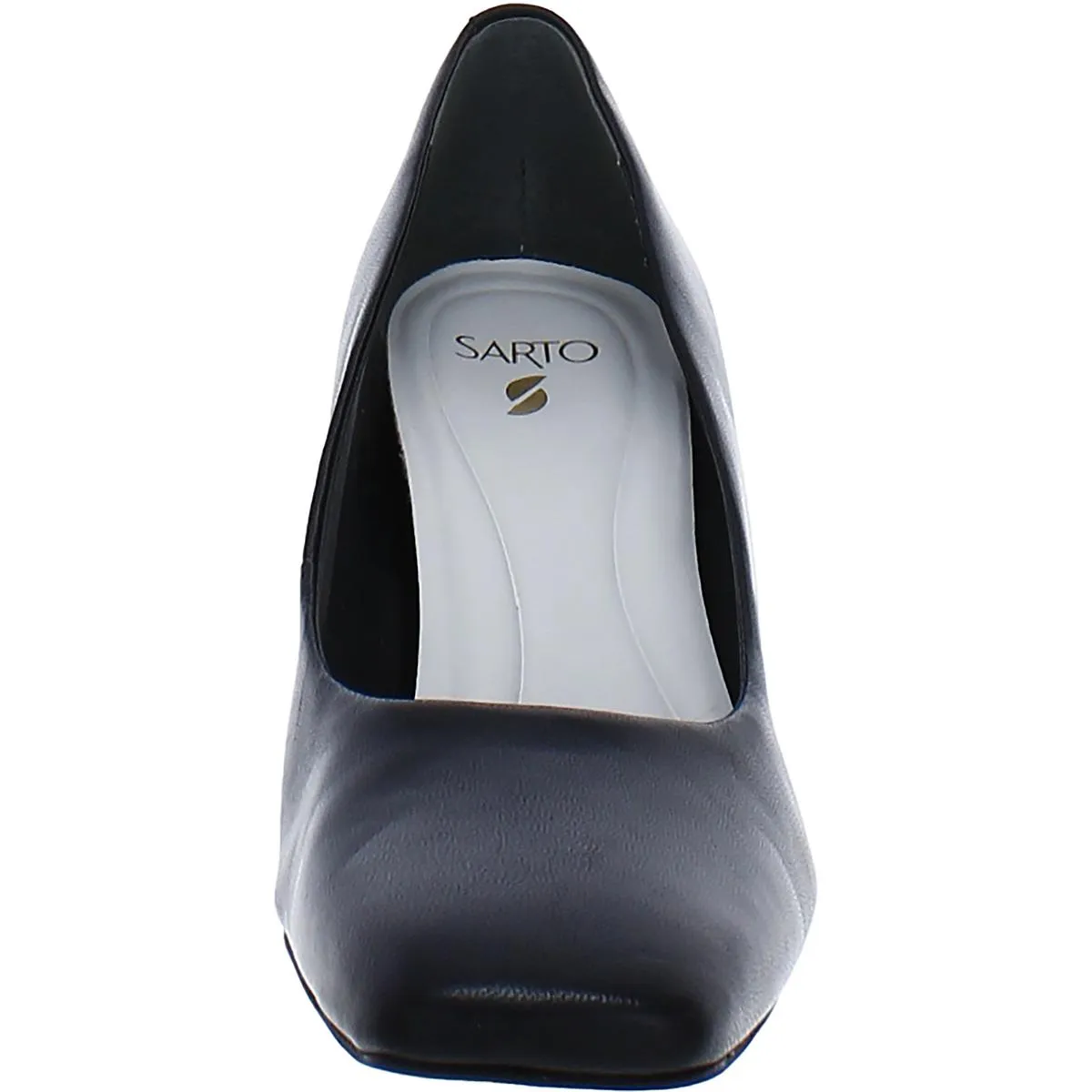 Flxaela  Womens Slip On Square Toe Pumps
