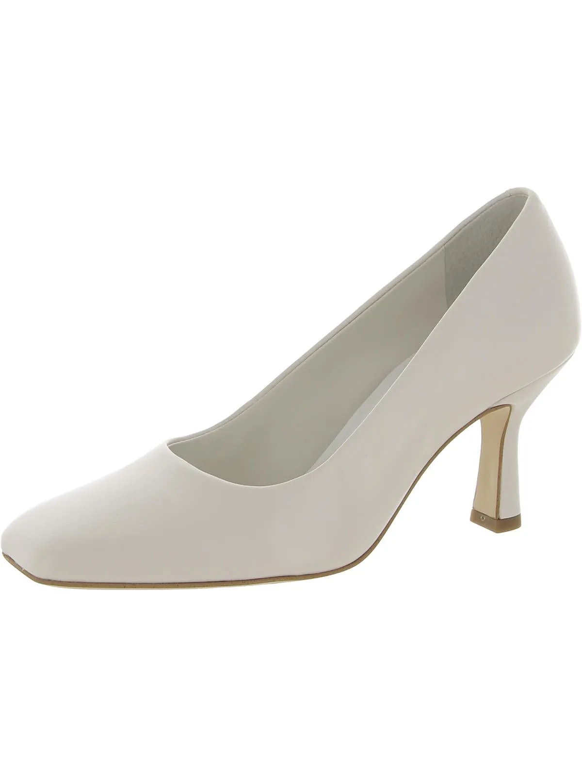 Flxaela  Womens Slip On Square Toe Pumps
