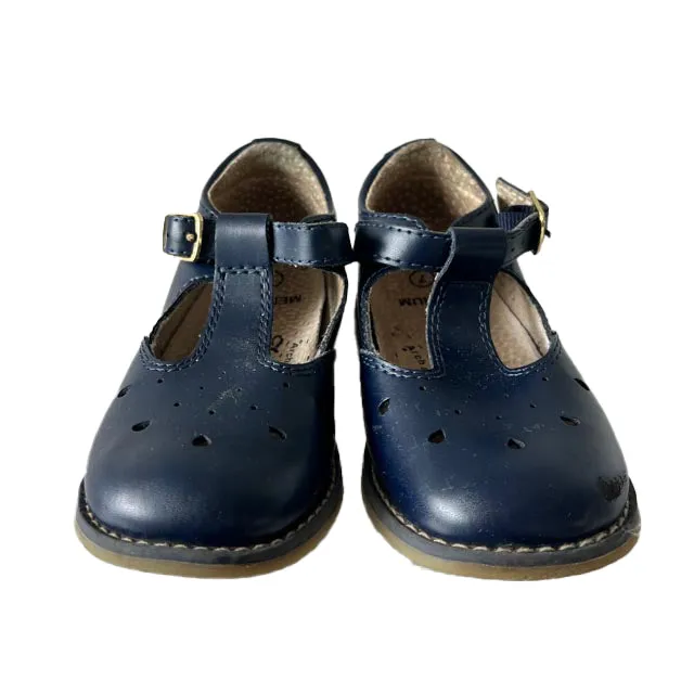 Footmates Girls Navy Shoes
