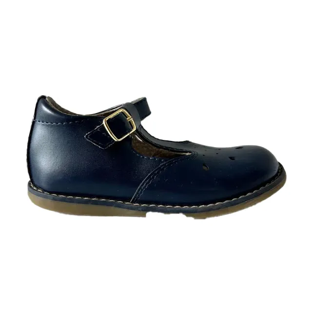 Footmates Girls Navy Shoes