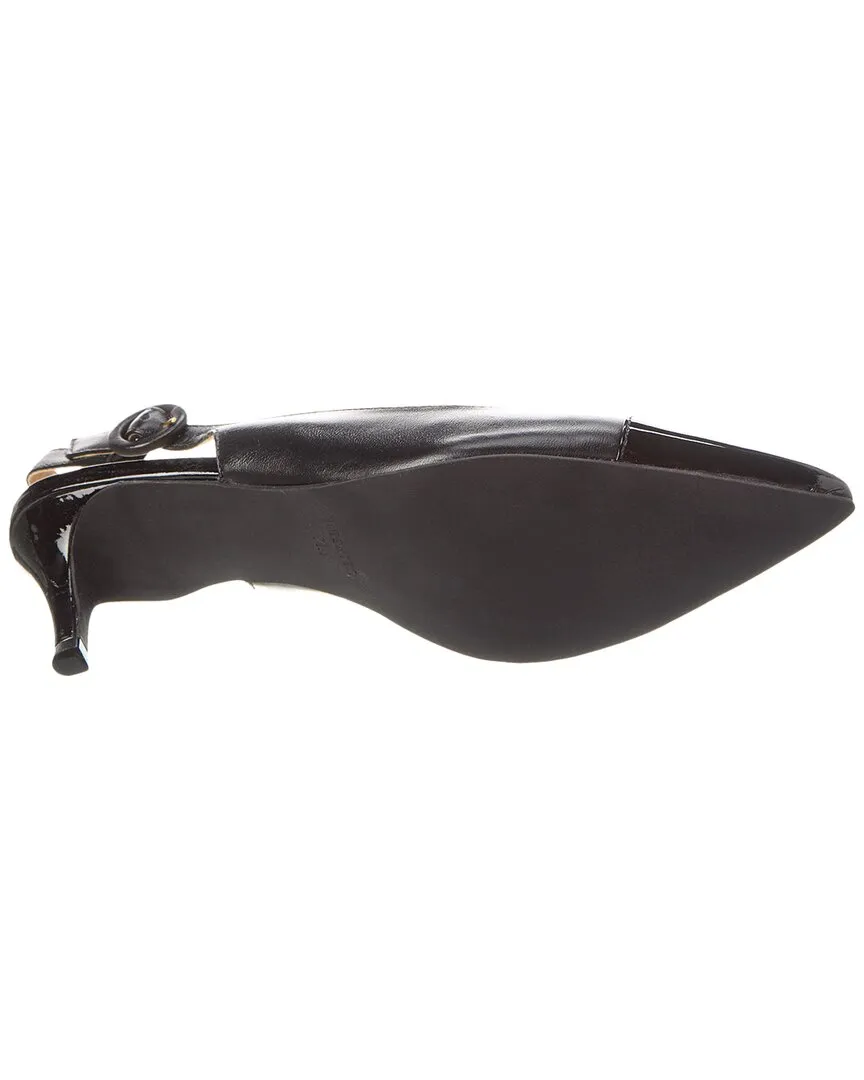 French Sole Skylar Leather Slingback Pump