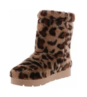 FROZEN26 - LEOPARD FUR BOOTS
