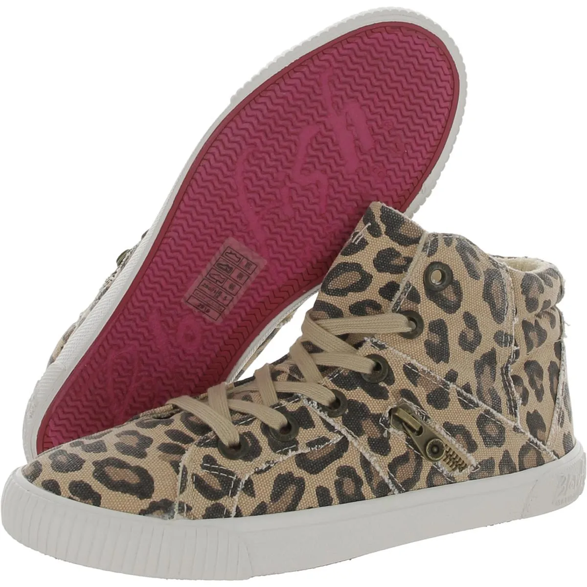 Fruitcake-K Girls Canvas Lace-Up High Top Sneakers