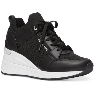 George Knit Trainer Womens Lace-Up Leather Casual And Fashion Sneakers