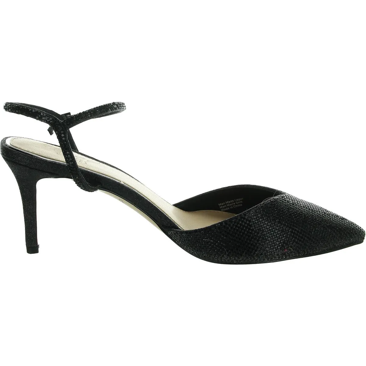 Georgina Womens Embellished Man Made Ankle Strap