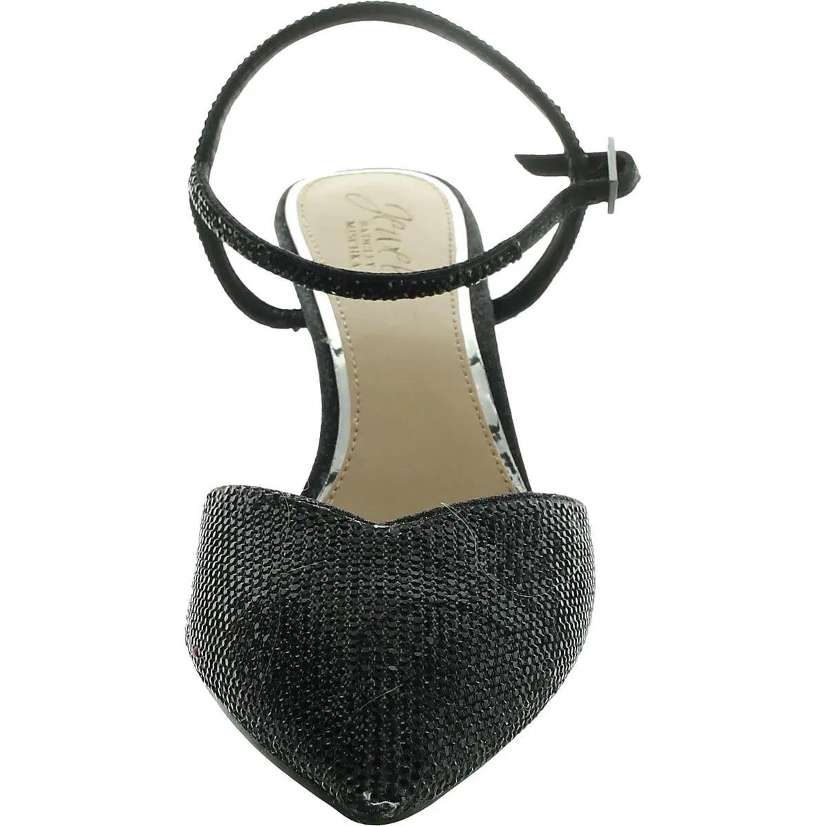 Georgina Womens Embellished Man Made Ankle Strap