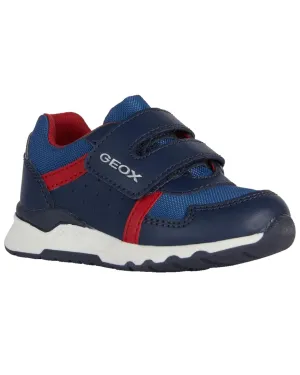Geox Pyrip Velcro Leather Sneaker