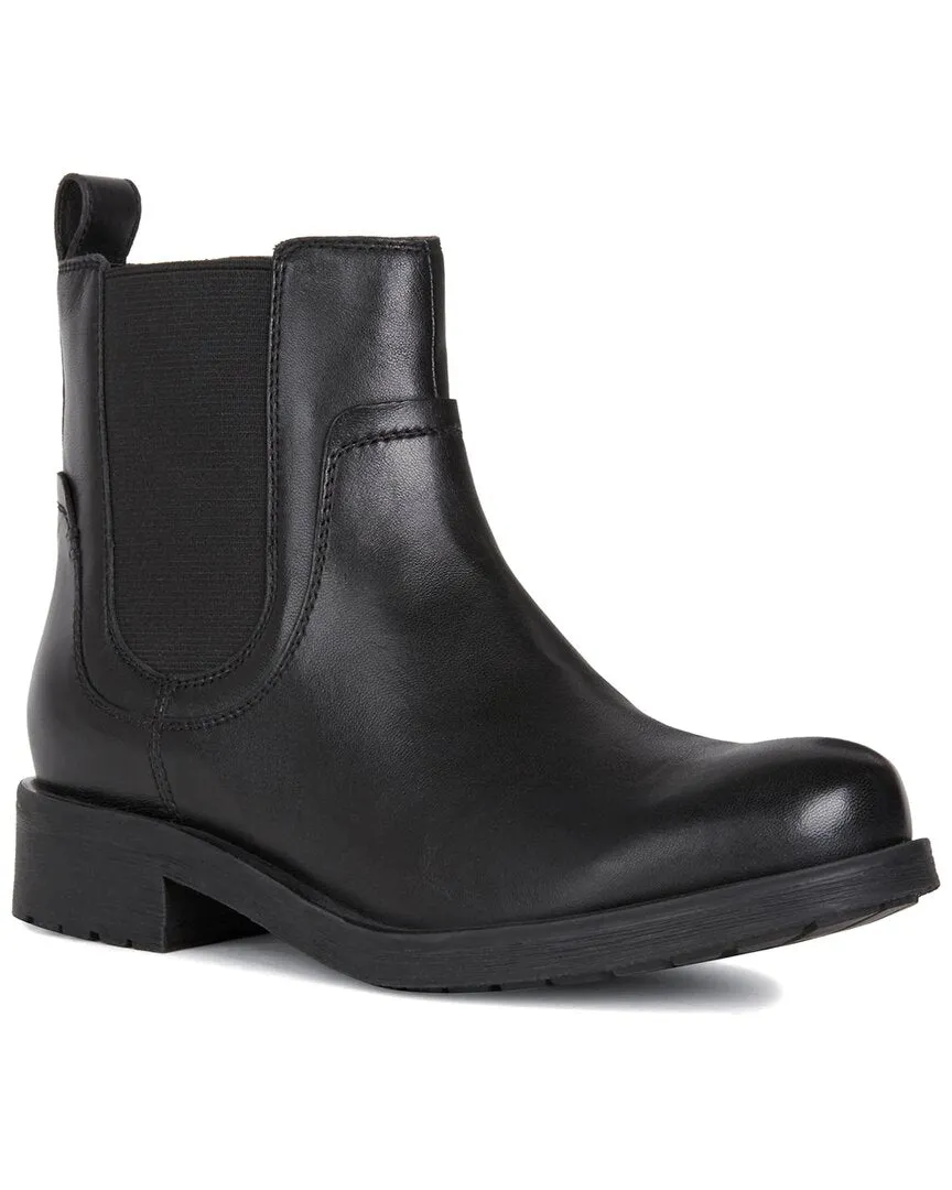 Geox Rawelle Leather Bootie