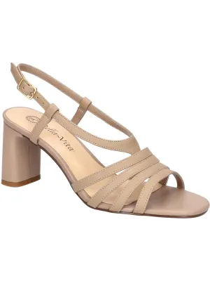 Getta Womens Open Toe Round Toe Block Heels