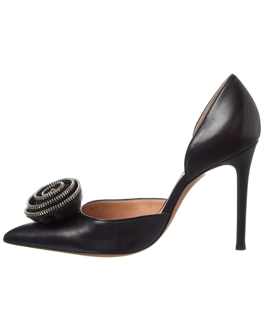 Gianvito Rossi Karina Leather Pump