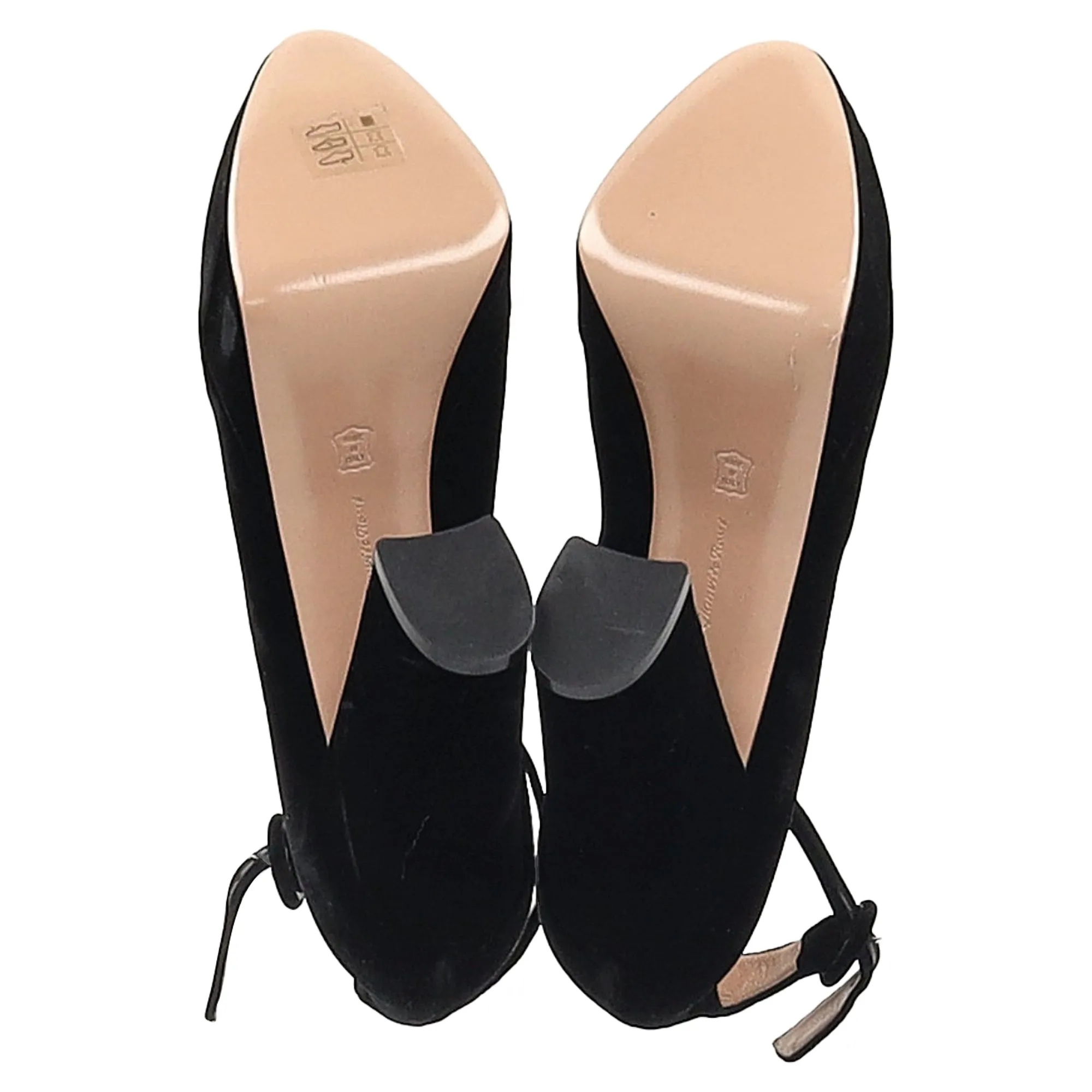Gianvito Rossi Mary Jane Pumps in Black Suede