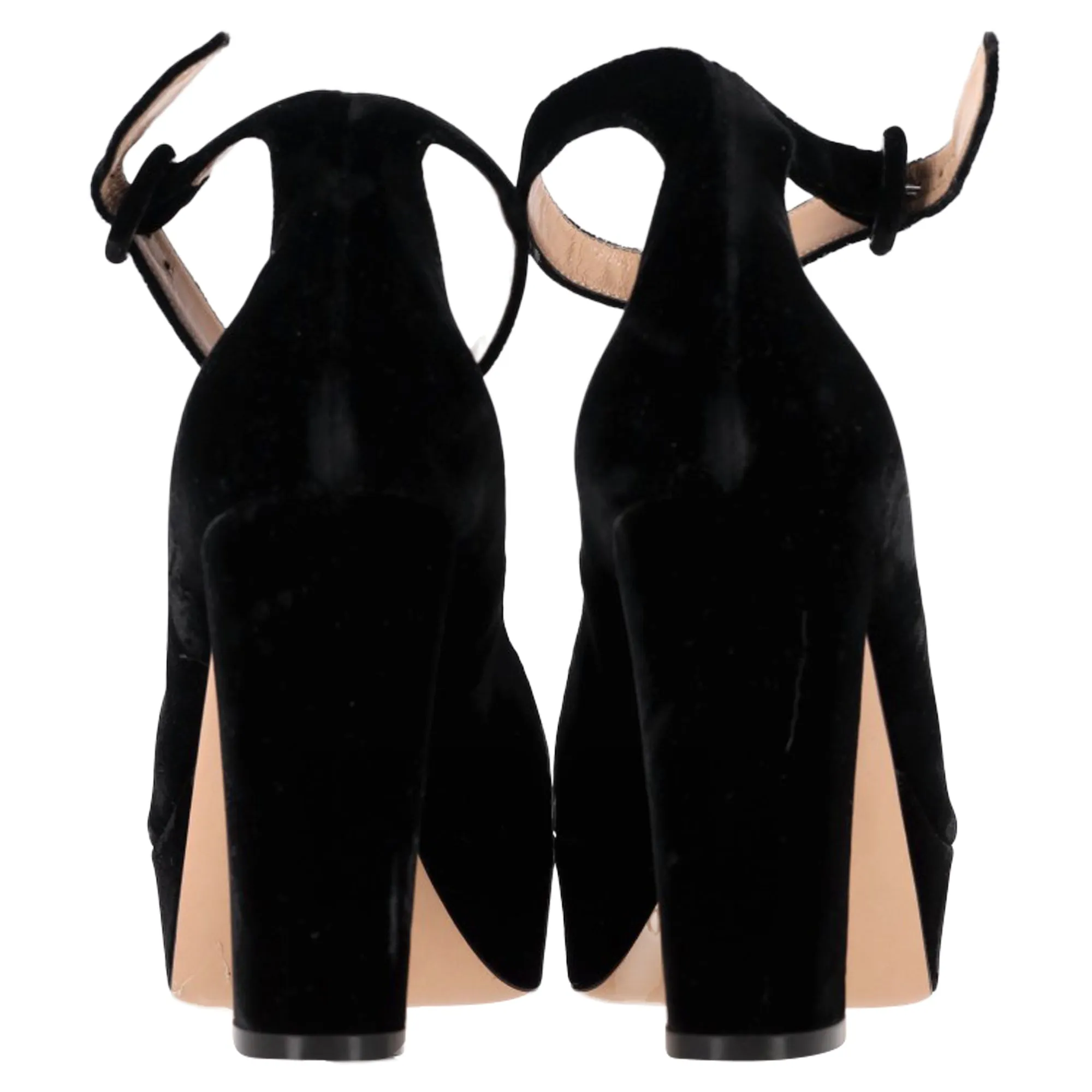 Gianvito Rossi Mary Jane Pumps in Black Suede