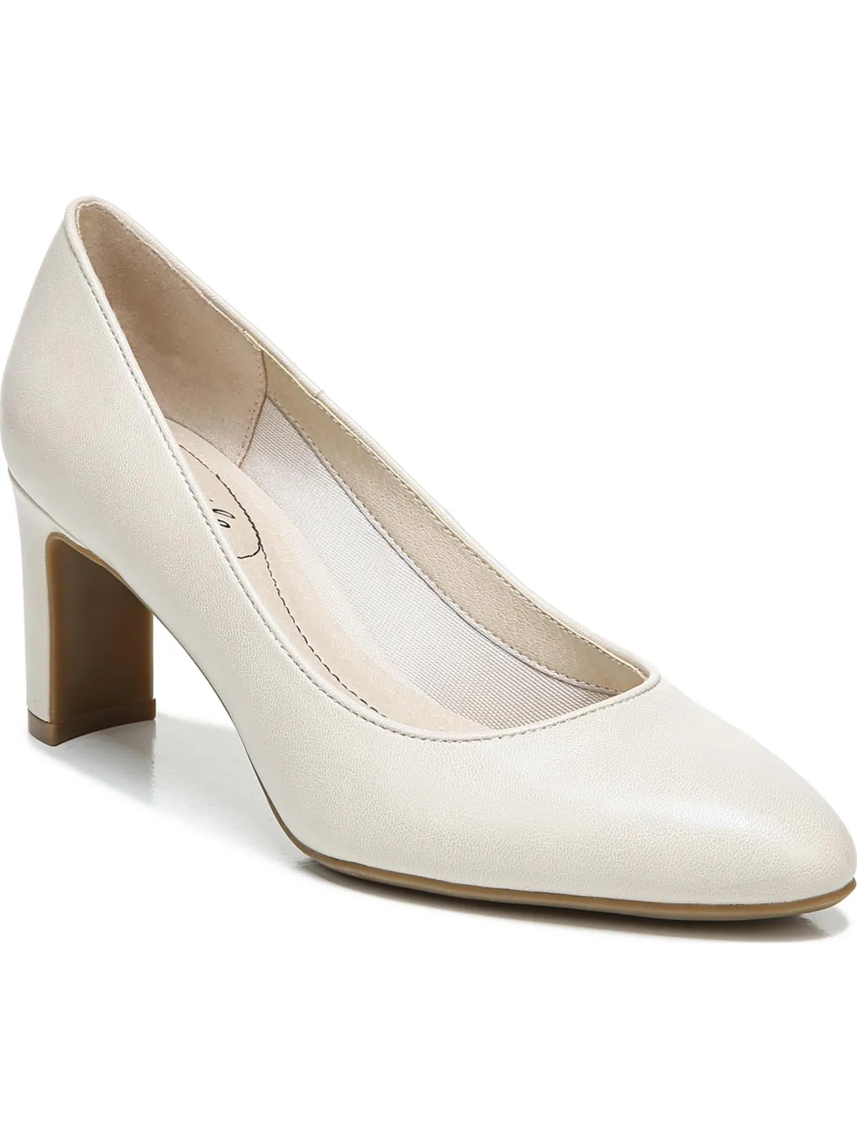 Gigi Womens Slip Resistant Memory Foam Block Heels