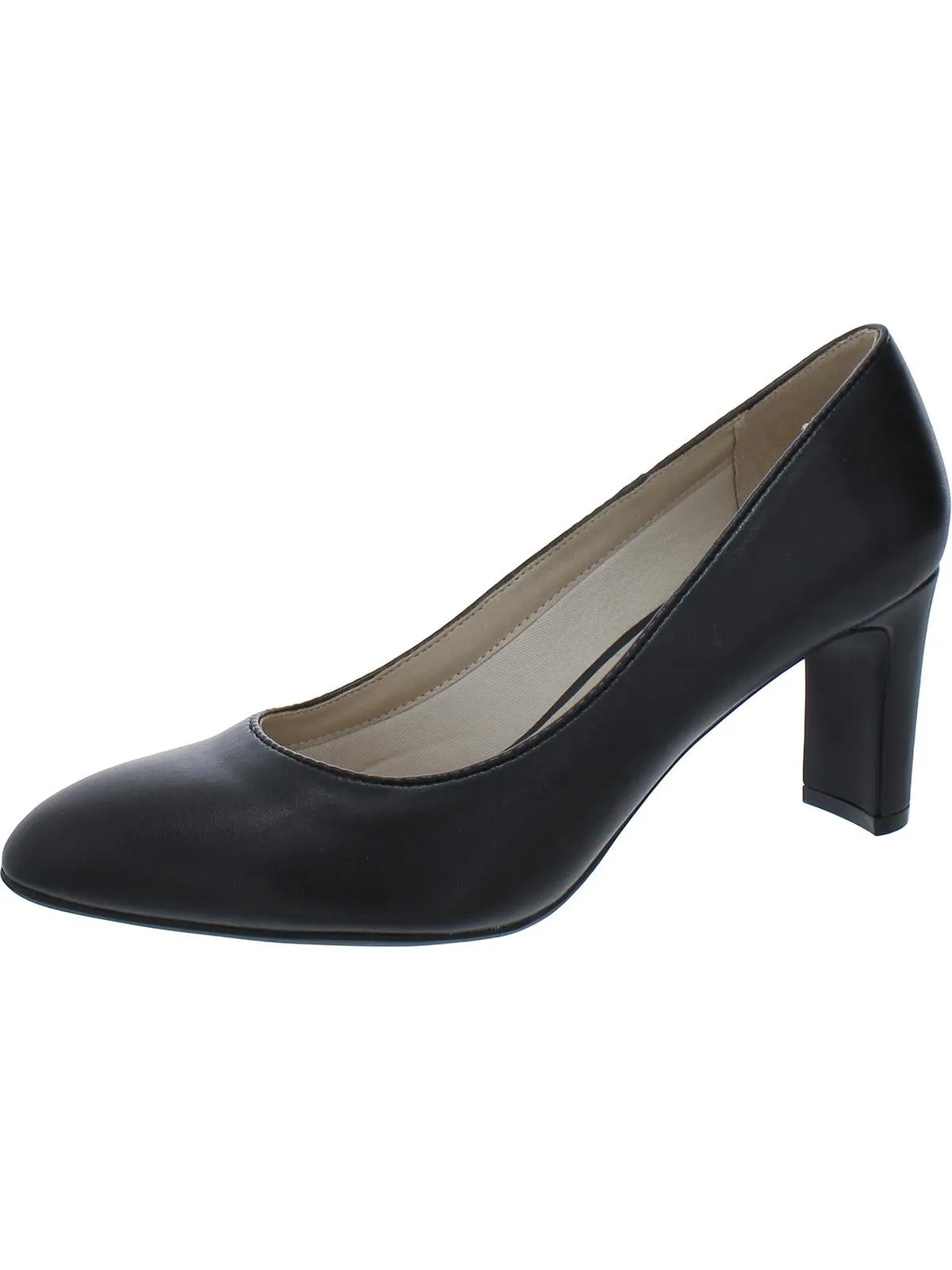 Gigi Womens Slip Resistant Memory Foam Block Heels