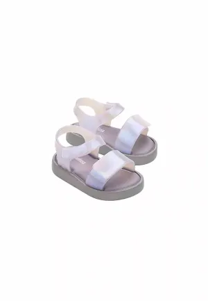 Girl's Jump Sandal In Grey/pearl Blue
