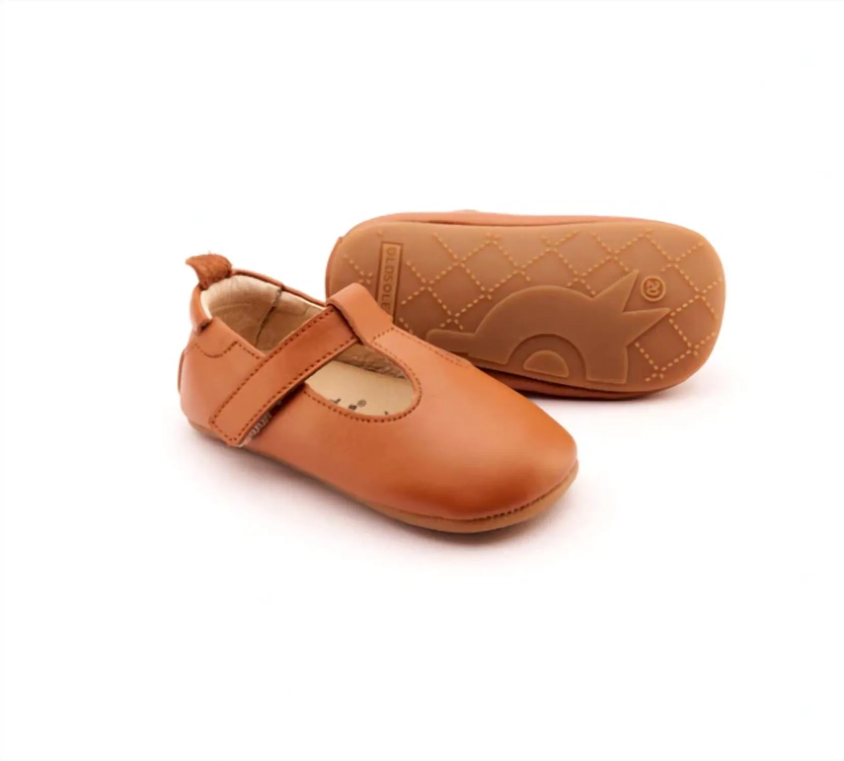 Girl's Ohme Bub Shoes In Tan