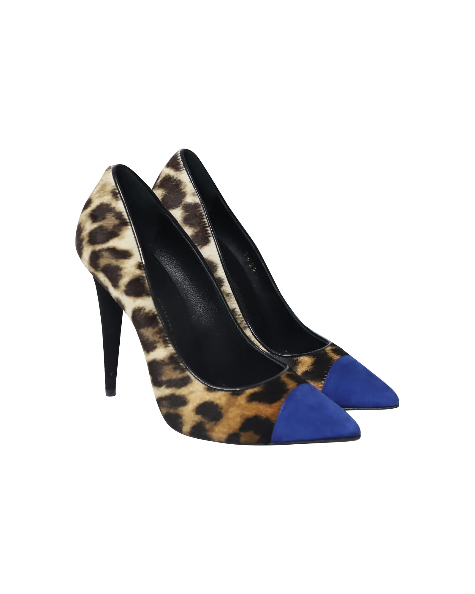 Giuseppe Zanotti Pointed Heels in Animal Print Suede