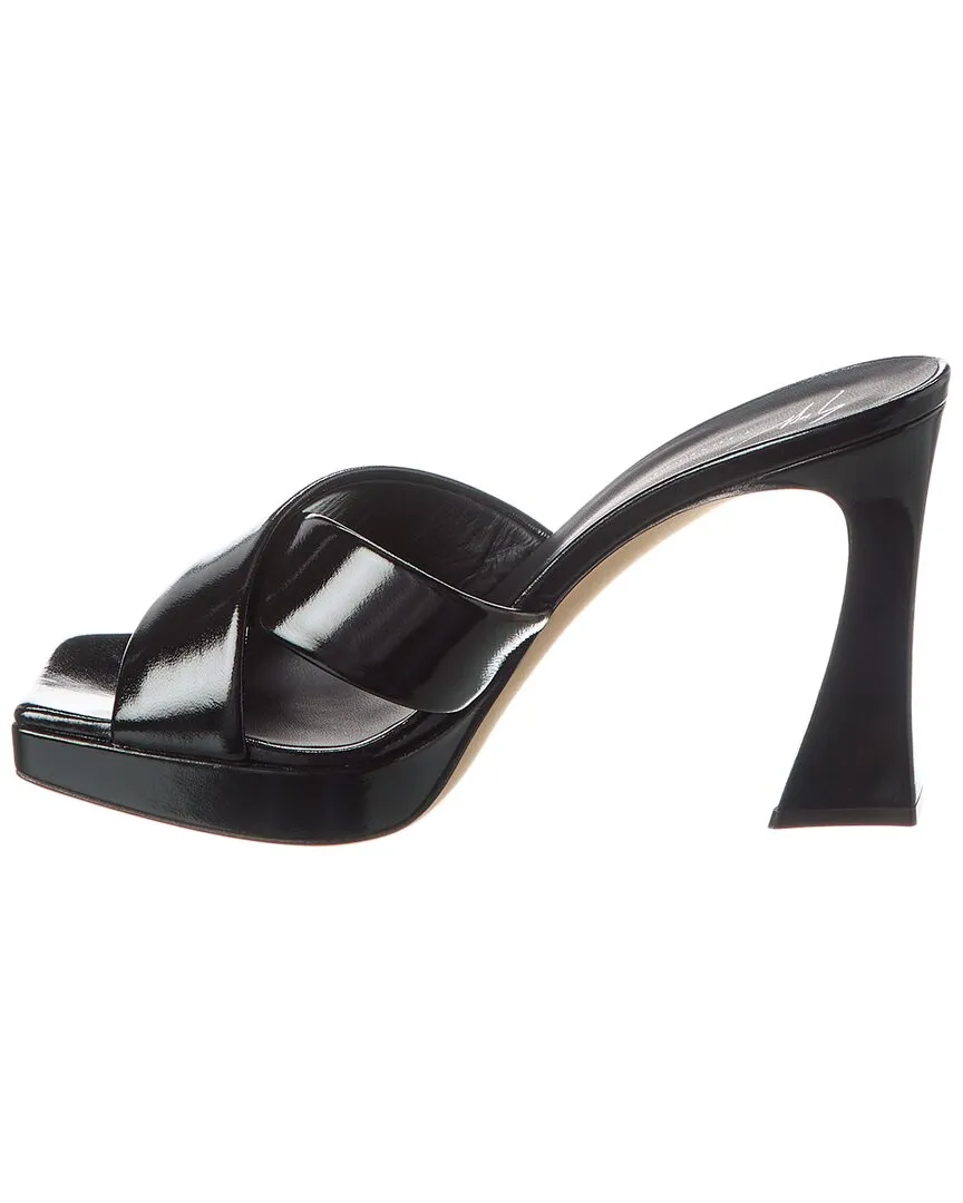 Giuseppe Zanotti Stacee 85 Leather Platform Sandal