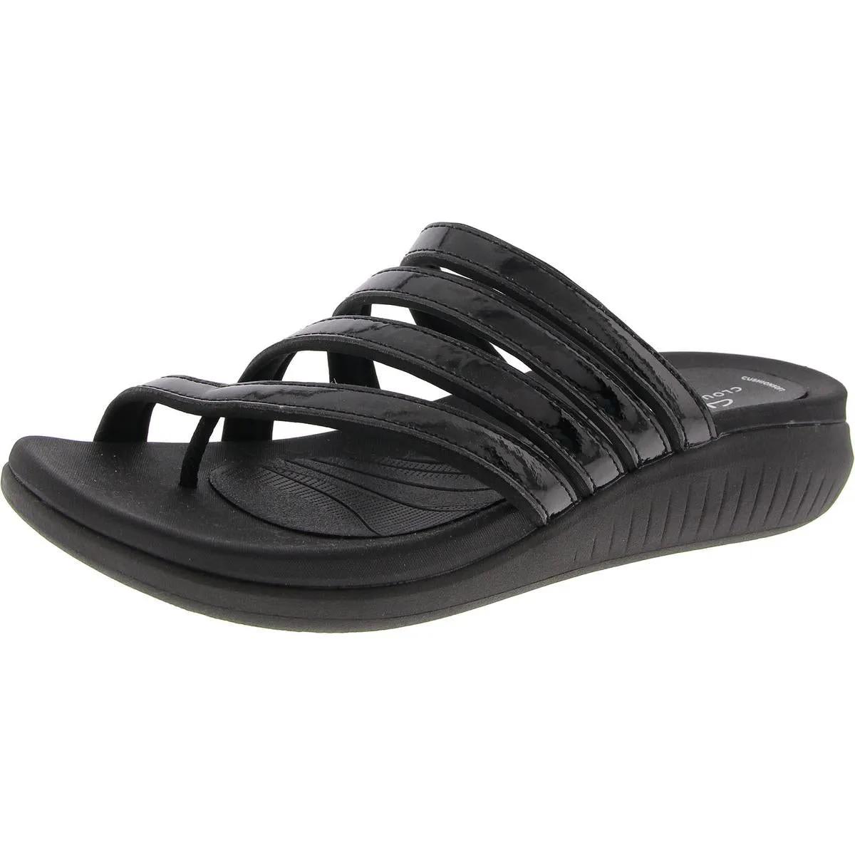 Glide Hi Iris Womens Strappy Manmade Slide Sandals