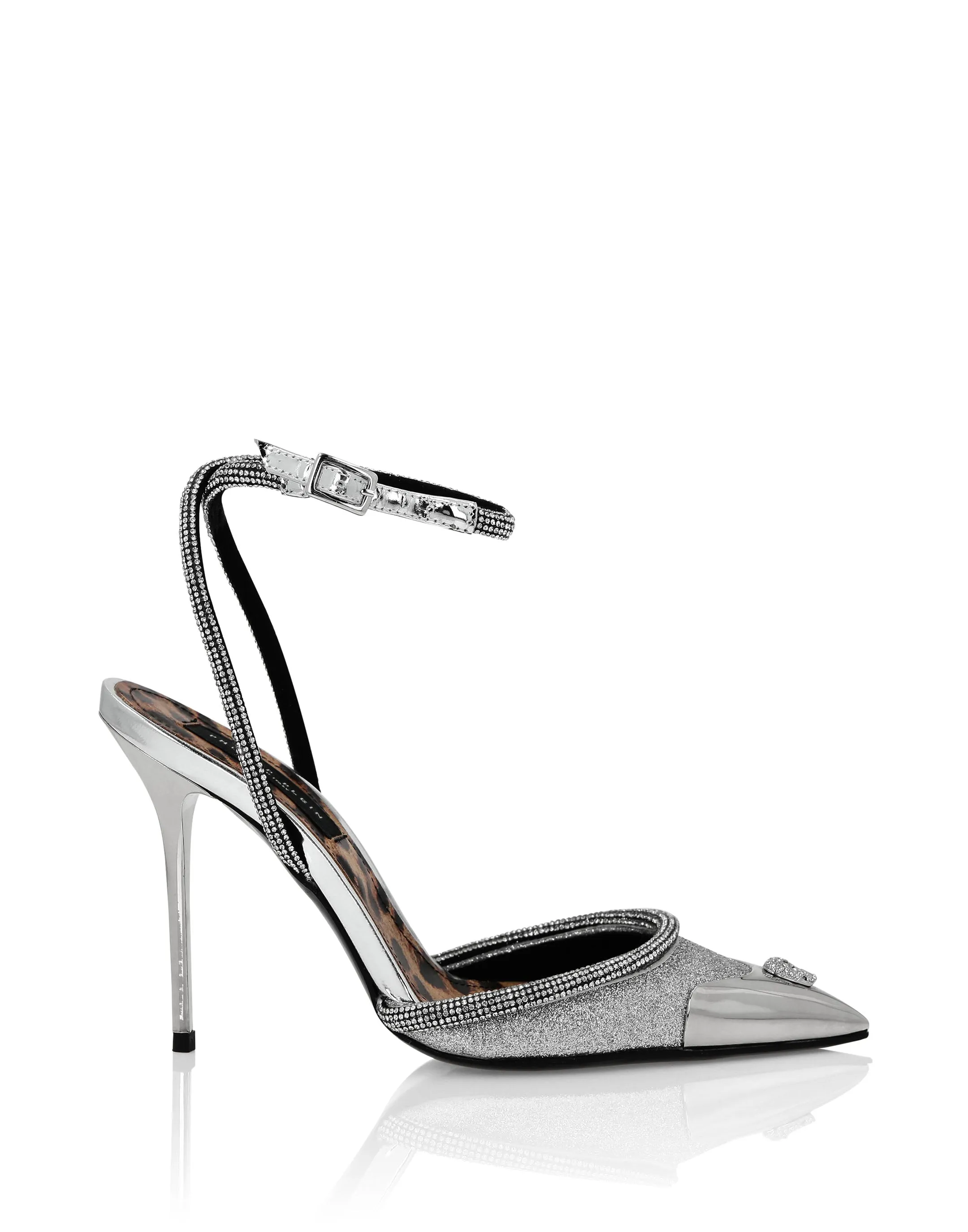 Glitter Decollete Hi-Heels
