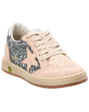 Golden Goose Ballstar Leather & Glitter Sneaker