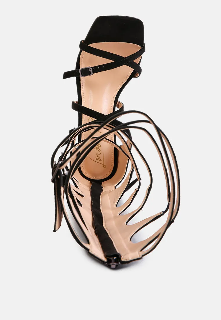 gossip strappy stiletto heels