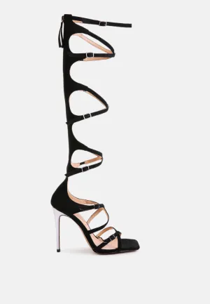 gossip strappy stiletto heels