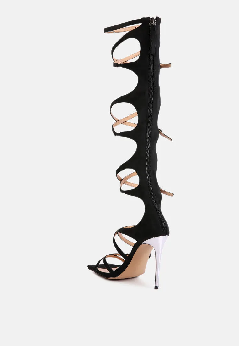 gossip strappy stiletto heels