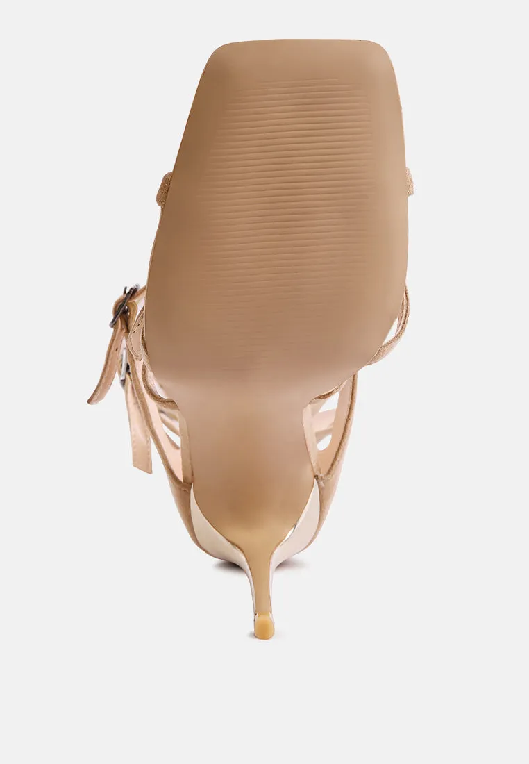 gossip strappy stiletto heels
