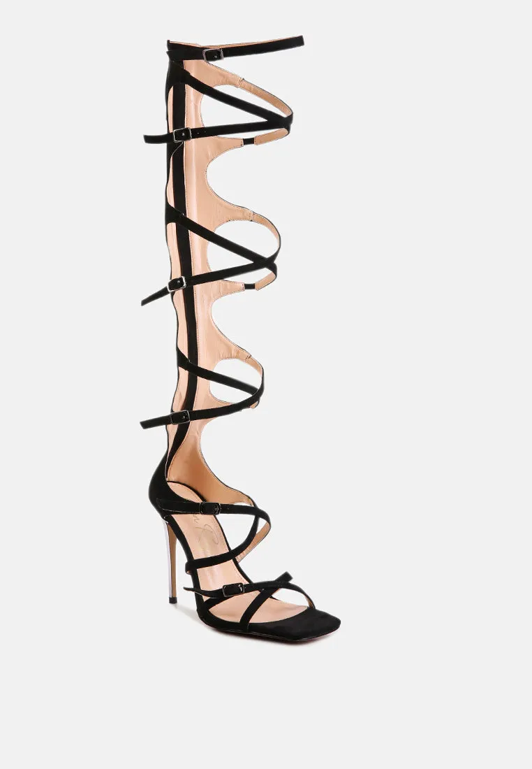 gossip strappy stiletto heels