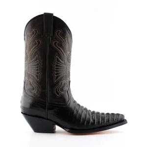 Grinders Brown Leather Western Cowboy Boots - Carolina