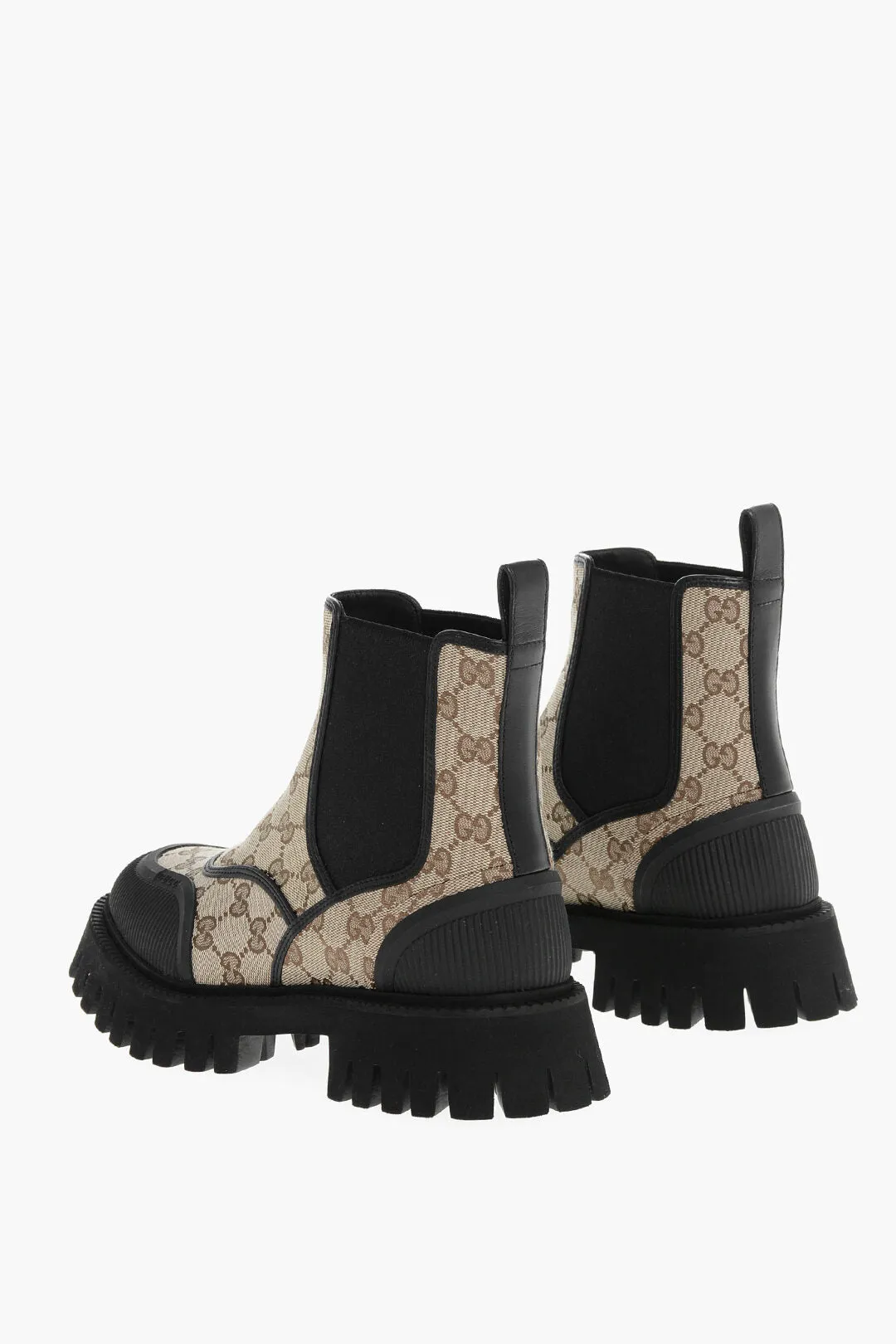 Gucci Embroidered Gg Ankle Boots