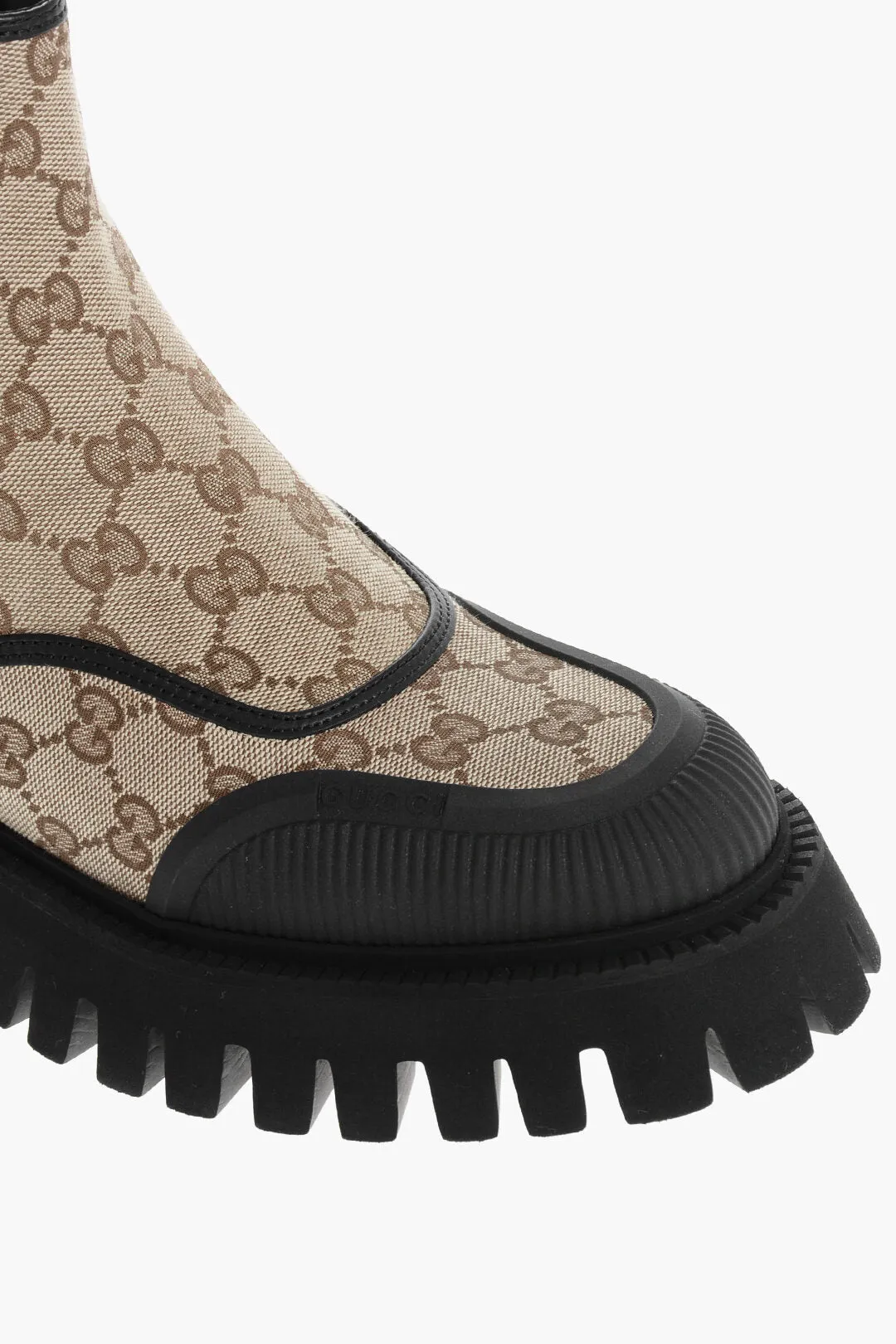 Gucci Embroidered Gg Ankle Boots