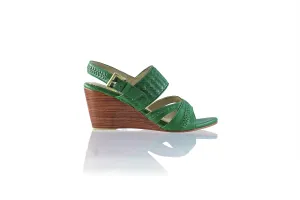 Happy 80mm Wedges  - Forest Green